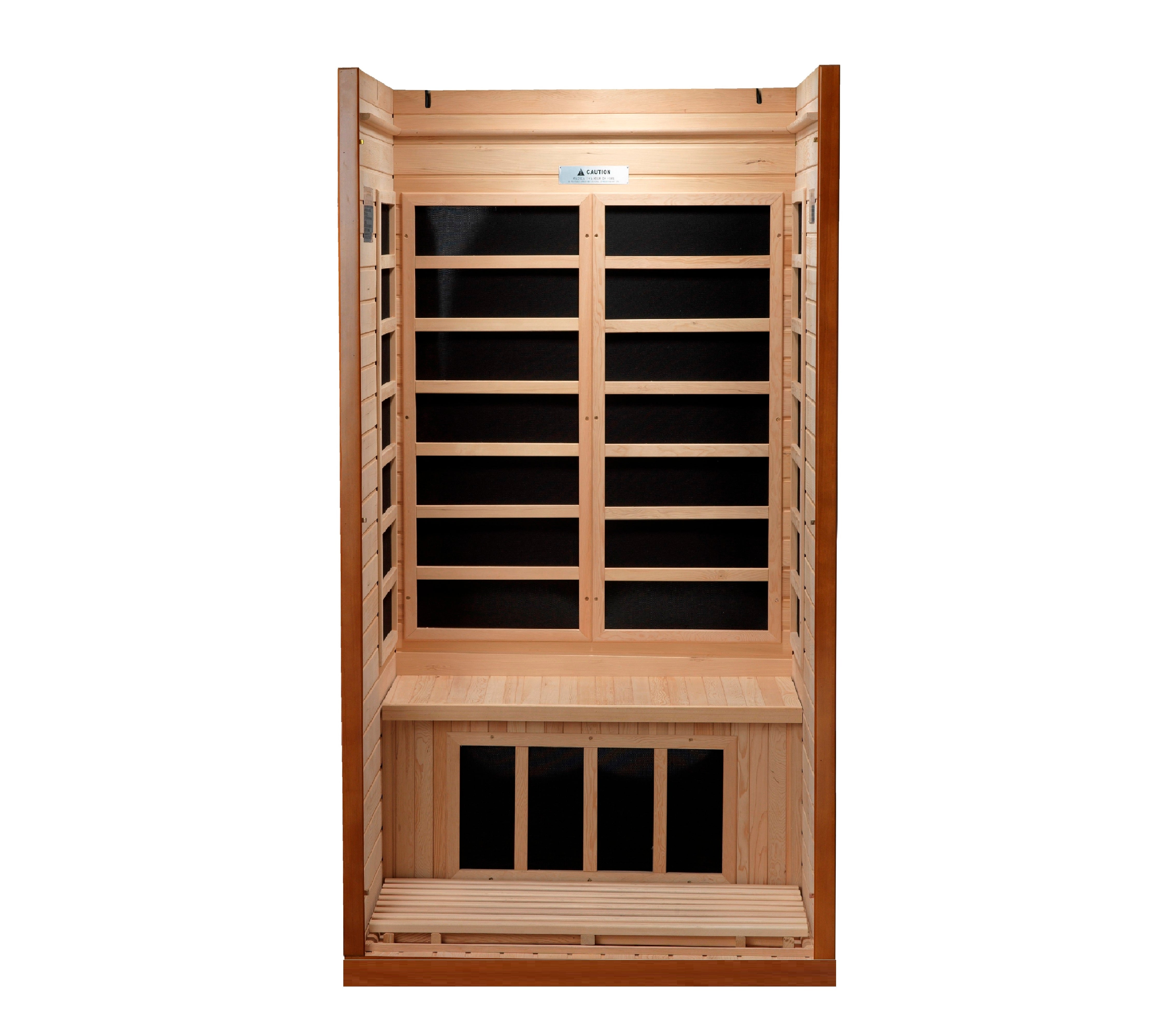 Dynamic Barcelona Elite 1–2 Person Ultra Low-EMF Infrared Sauna (Canadian Hemlock) — with Chromotherapy & Bluetooth Audio