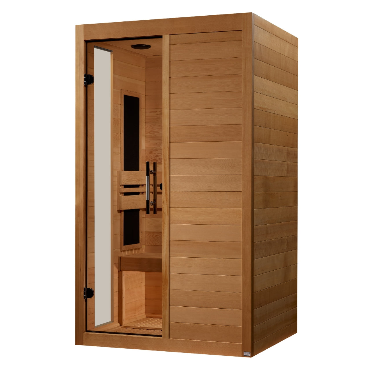 Dynamic Veneto Elite 1–2 Person Ultra Low-EMF Infrared Sauna (Canadian Hemlock) — with Chromotherapy & Bluetooth Audio