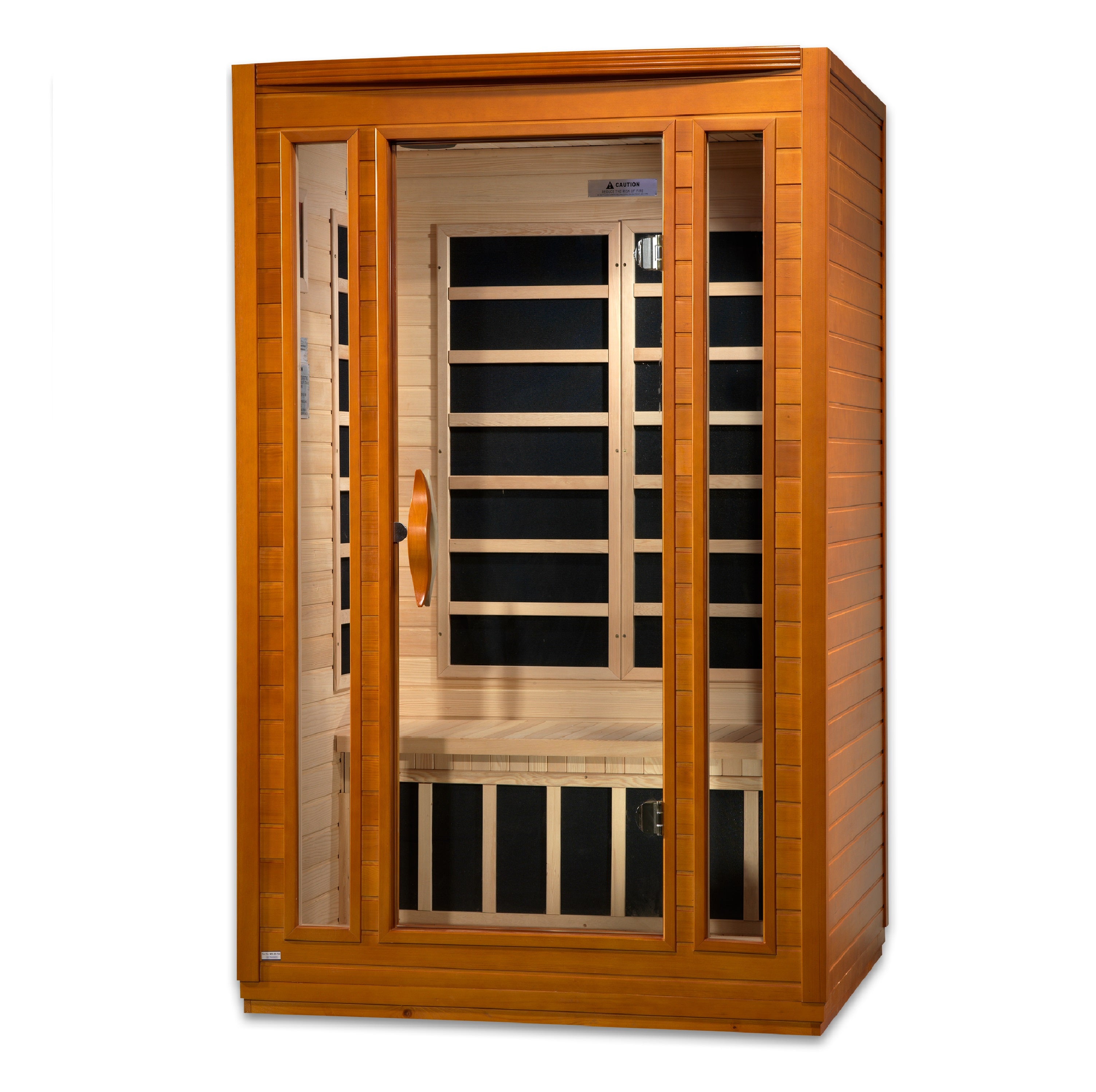 Dynamic San Marino 2–Person Low-EMF Infrared Sauna (Canadian Hemlock) — with Chromotherapy & Bluetooth Audio