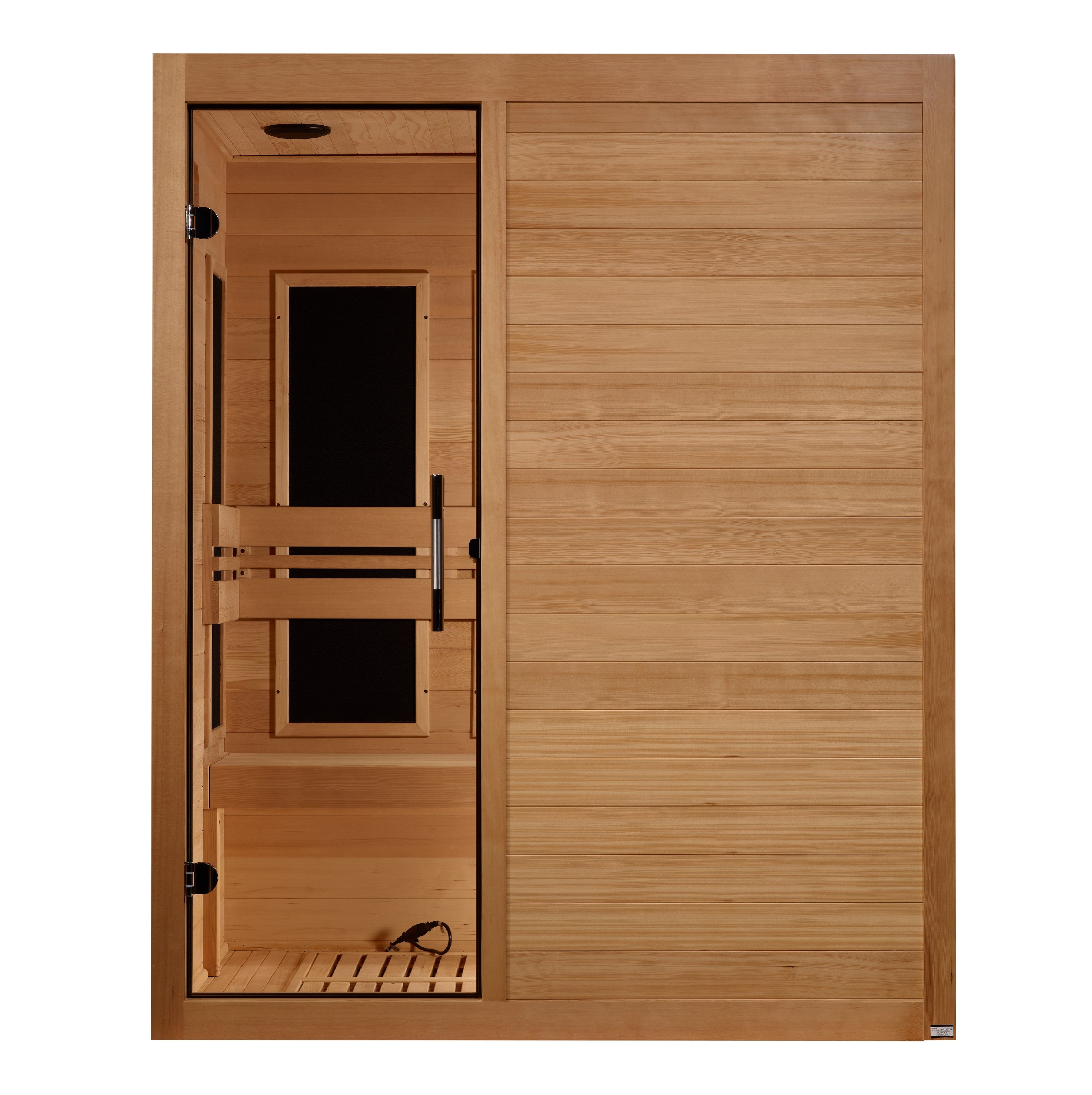 Maxxus S-Line Yoga 3-Person Low-EMF (5–10 mG) FAR Infrared Sauna (Canadian Hemlock)